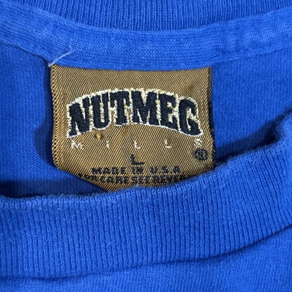 Nutmeg NBA Orlando‎ Magic Wizard Vintage T Shirt Blue White Men's L - Picture 6 of 8